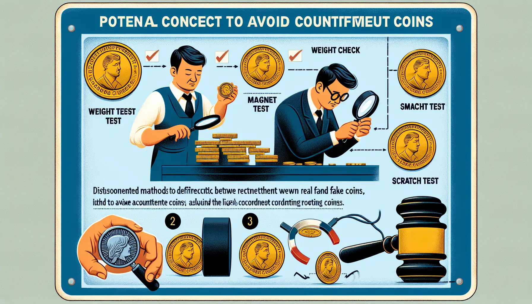 Preventive Measures to Avoid Counterfeit Coins
