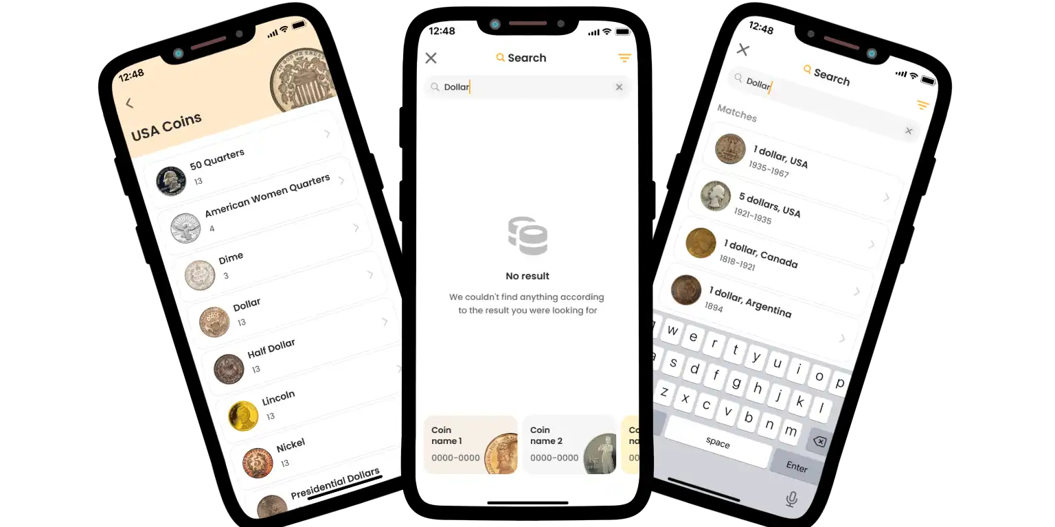 A capture of Coin ID Scanner interface