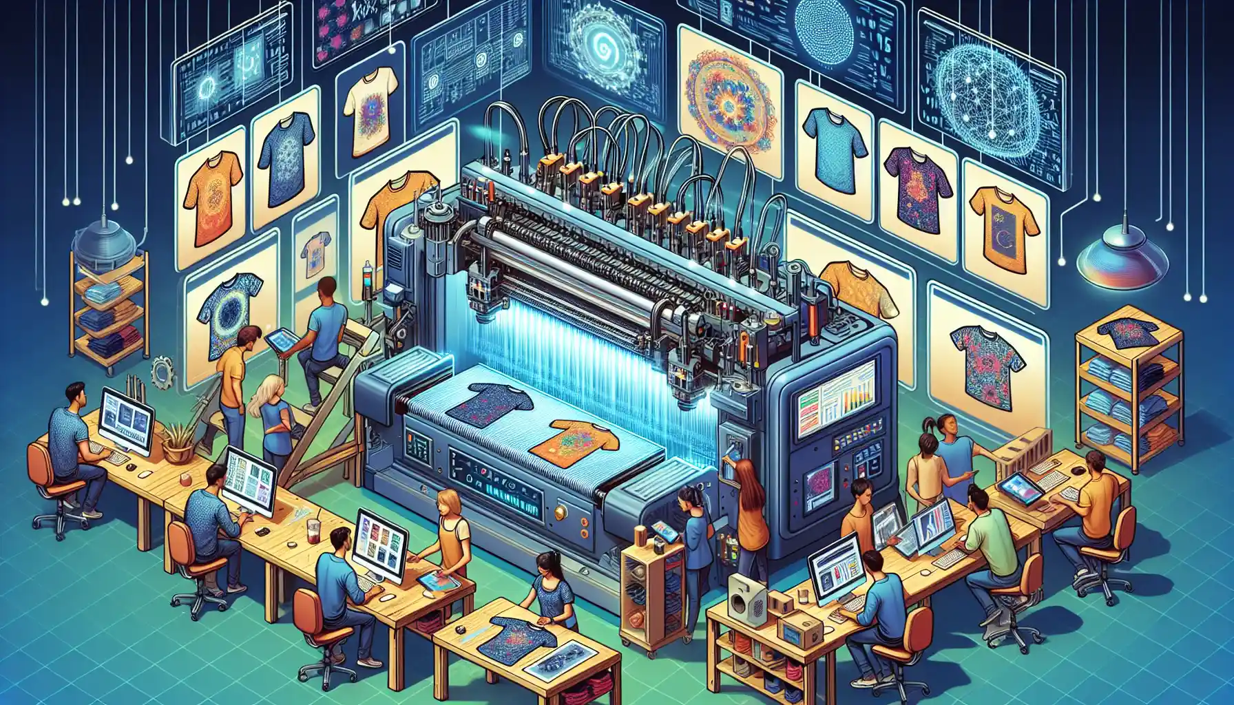 How AI Enhances Efficiency in Custom T-Shirt Production