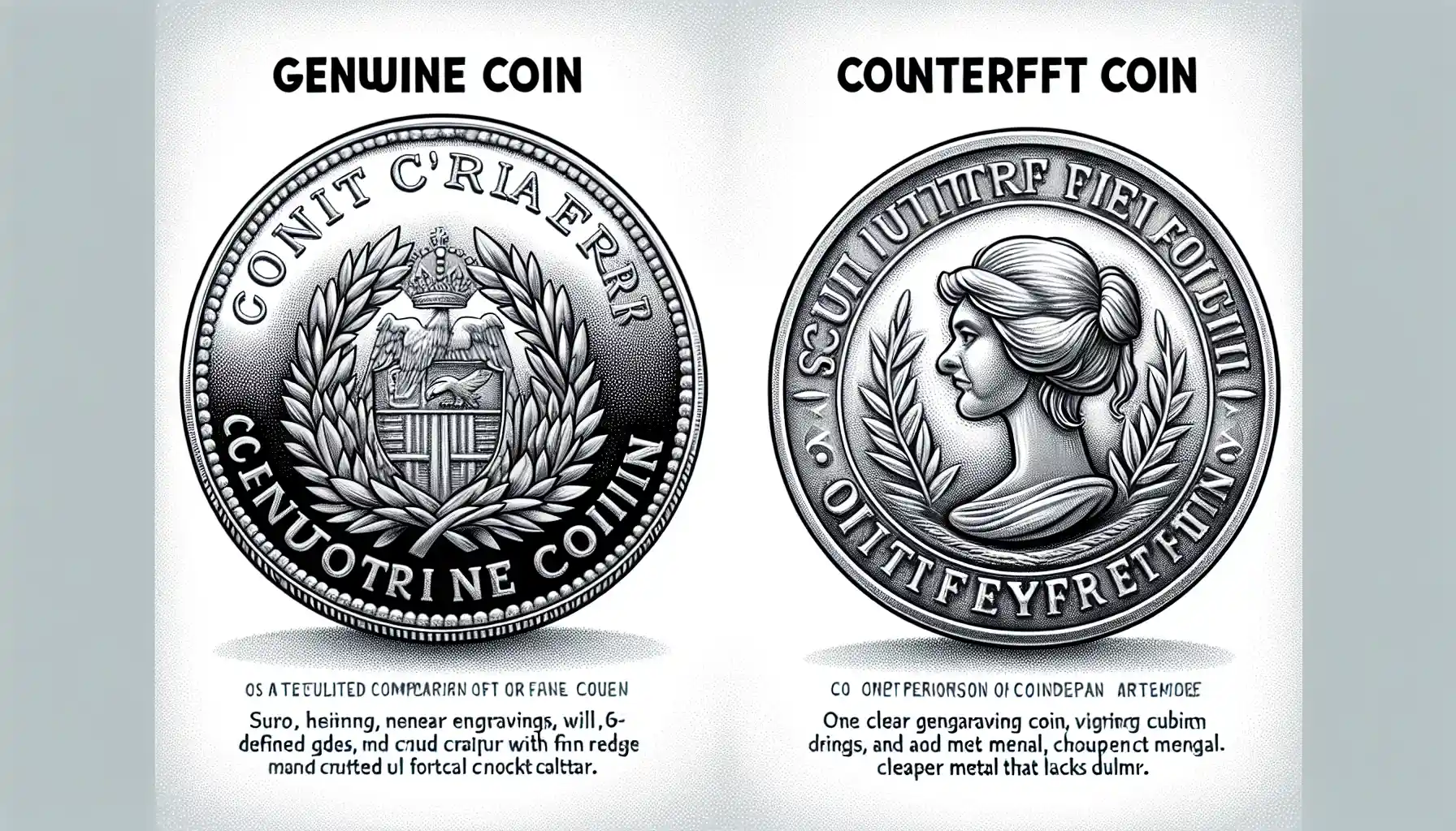 Key Characteristics of Genuine Coins vs. Counterfeits