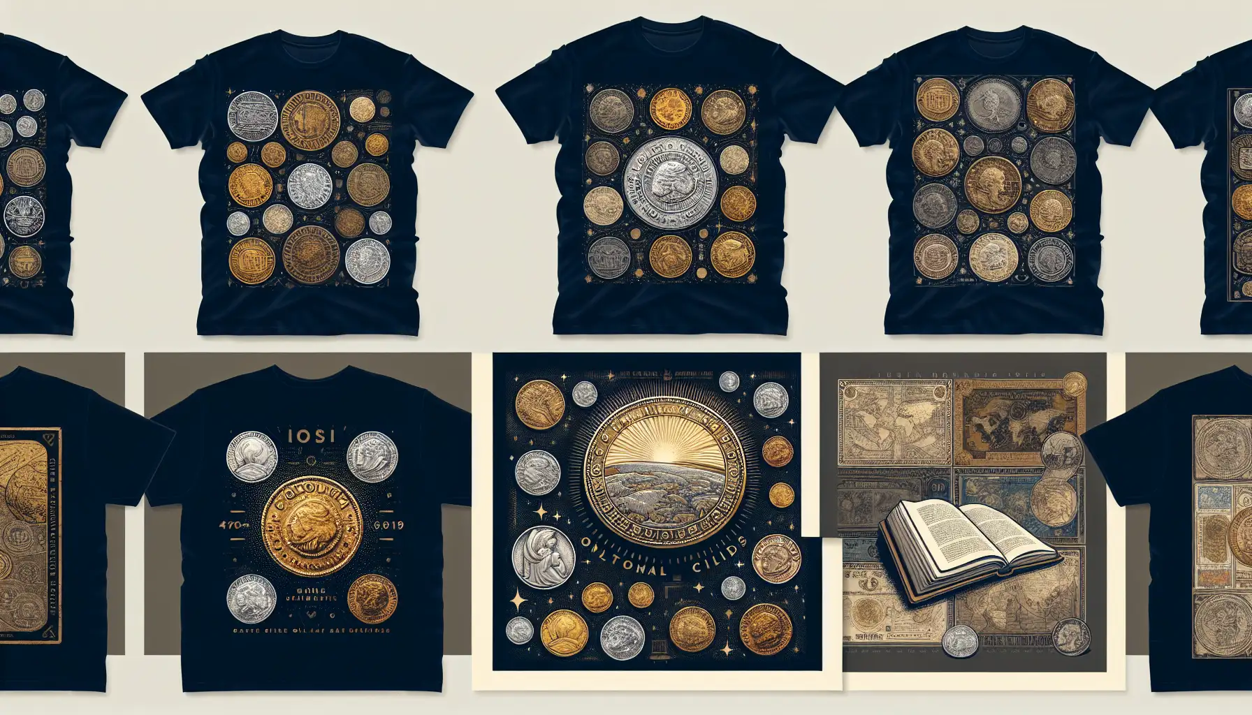 Top Online Stores for Unique Coin Collector T-Shirts